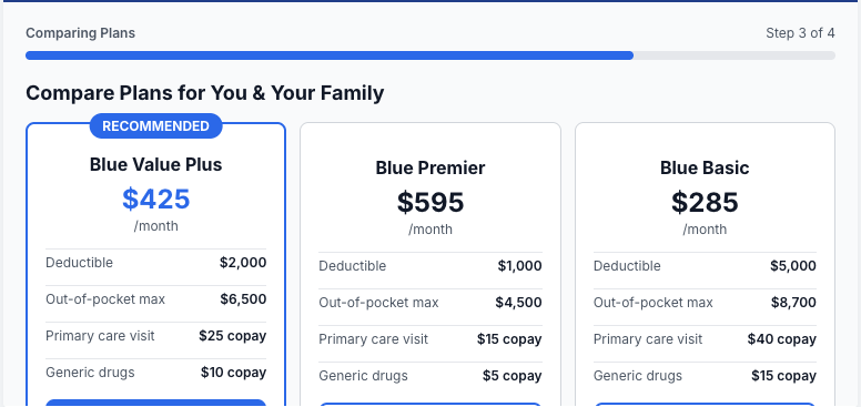 BCBSNC Insurance Platform